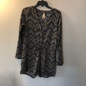 SHE Multi Color Romper Size S EUC